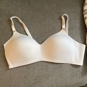 Warners No Sides Wireless Bra White 38D